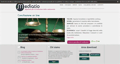 Desktop Screenshot of mediatio.it
